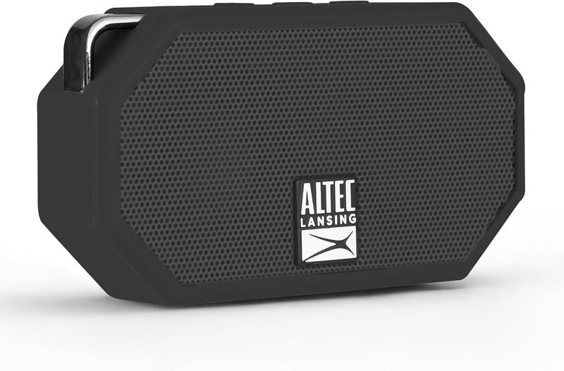 Altec Lansing Mini H2O - Waterproof Bluetooth Speaker, IP67 Certified & Floats in Water, Compact & Portable Speaker for Hiking, Camping, Pool, and Beach,Black - Image 1