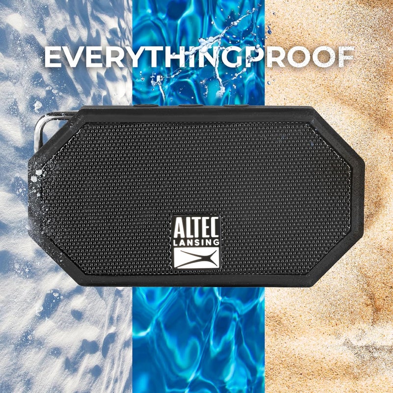 Altec Lansing Mini H2O - Waterproof Bluetooth Speaker, IP67 Certified & Floats in Water, Compact & Portable Speaker for Hiking, Camping, Pool, and Beach,Black - Image 5