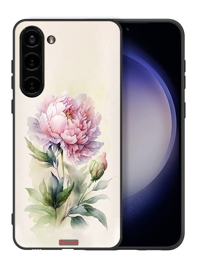 Tolwak Samsung Galaxy S23 Plus 5G Protective Case Cover Watercolor Rose Paint Art - Image 2