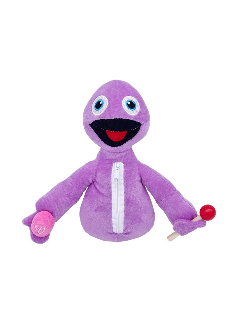 20cm Purple Plush Toy Yeeps Hide And Seek Plush Hide And Seek Game Peripheral Doll Doll Boy Girl Birthday Gift (Accessories Are Inside The Zipper)  - Image 1