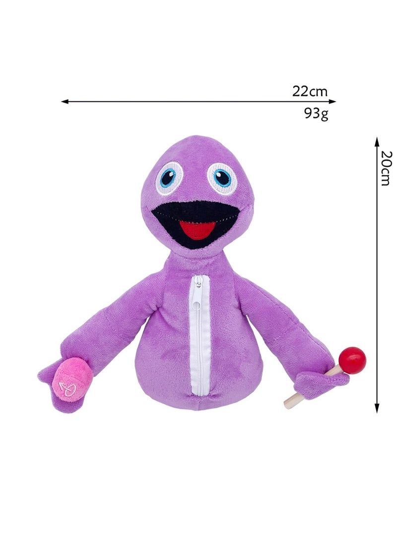 20cm Purple Plush Toy Yeeps Hide And Seek Plush Hide And Seek Game Peripheral Doll Doll Boy Girl Birthday Gift (Accessories Are Inside The Zipper)  - Image 2