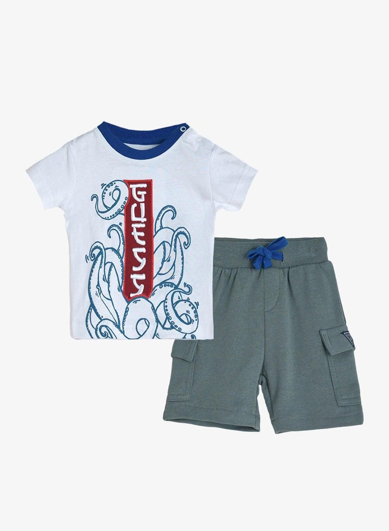 GUESS Infant T-Shirt And Shorts Set - Image 2