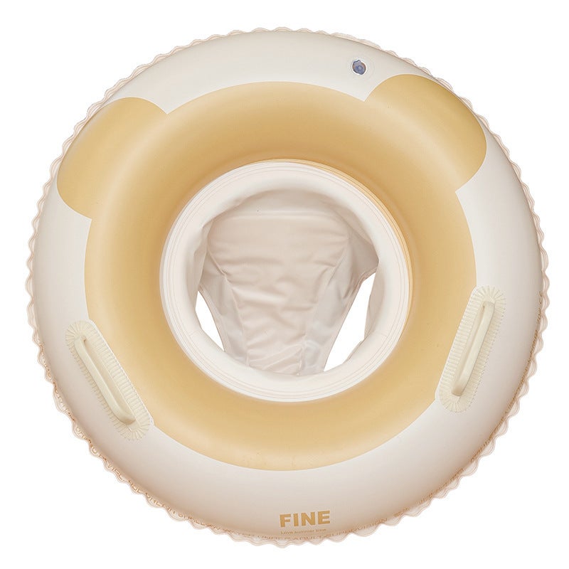 Ugly Baba Ins Best-Selling Kidsren''s Swimming Ring Awning Stripesd Seat Seat Baby Inflatable Water Play - Image 1