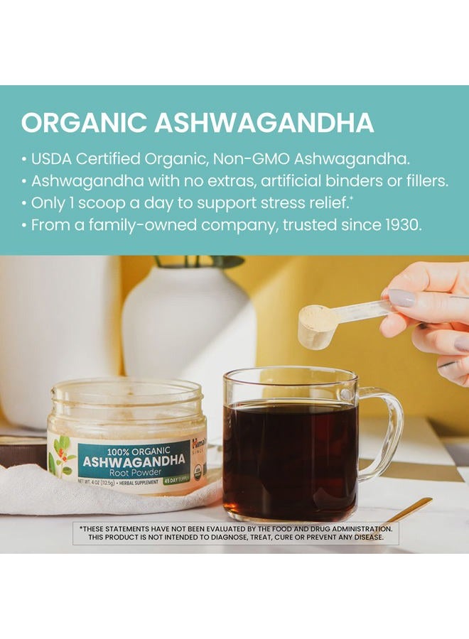 Himalaya Organic Ashwagandha Powder, Adaptogenic Superfood for Protein Shakes & Smoothies, 4 oz - Image 3