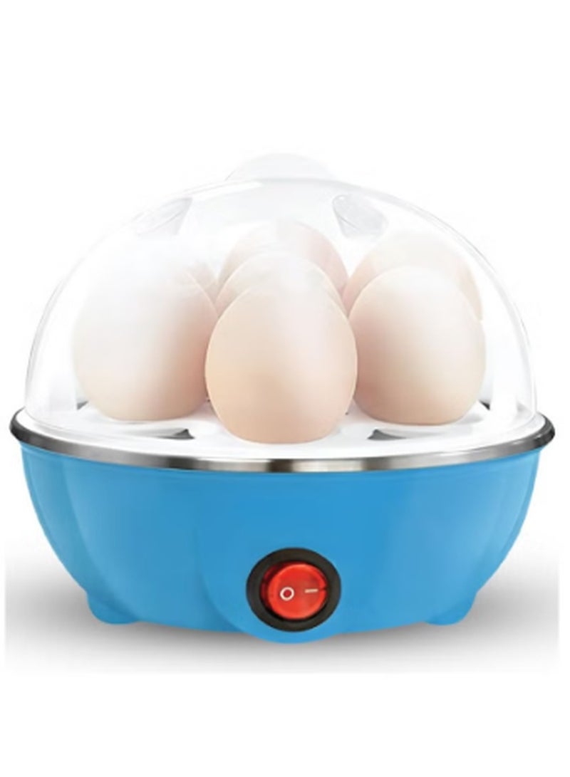 Kimaya Multi-functional Electric Eggs Boiler Cooker Steamer Home Kitchen Use | 7 Egg Capacity Multifunction Electric Boiled Egg Maker Food Steamer (Blue)  - Image 1