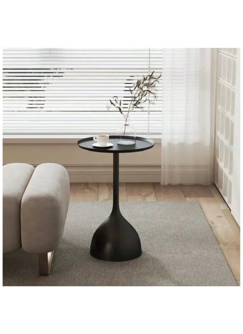 Crown Home Coffee Table, Simple Design Round Table, Space Saving Coffee Table for Living Room, Bedroom, Office  - Image 1