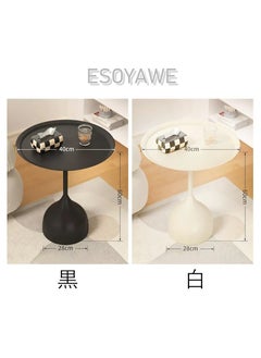 Crown Home Coffee Table, Simple Design Round Table, Space Saving Coffee Table for Living Room, Bedroom, Office  - Image 2