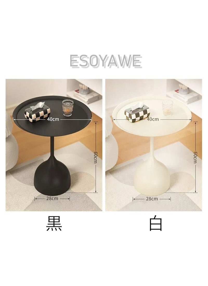 Crown Home Coffee Table, Simple Design Round Table, Space Saving Coffee Table for Living Room, Bedroom, Office  - Image 2