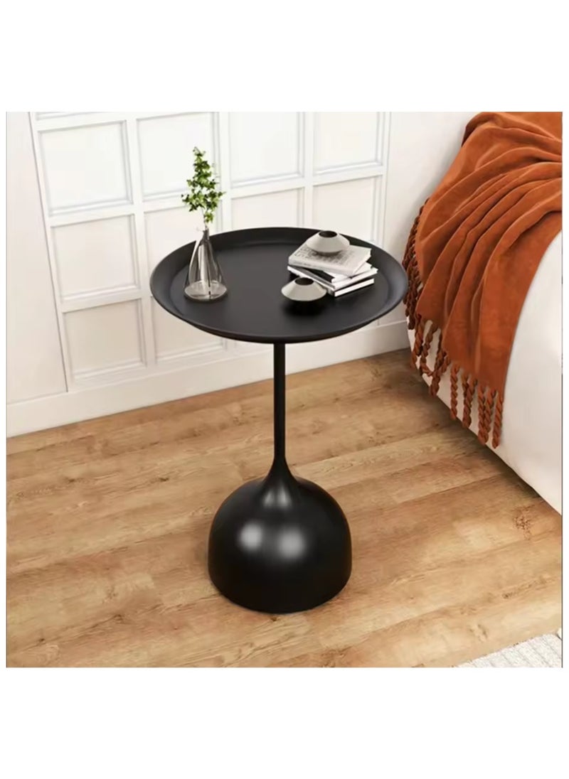 Crown Home Coffee Table, Simple Design Round Table, Space Saving Coffee Table for Living Room, Bedroom, Office  - Image 5