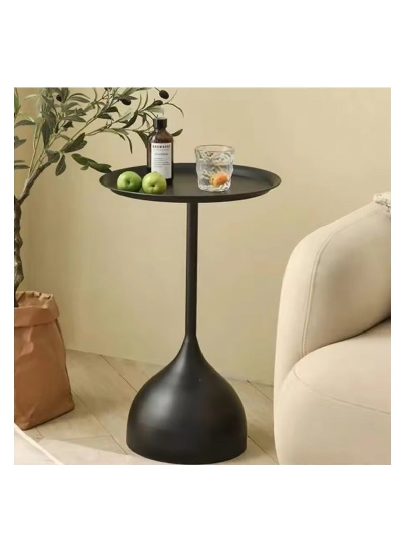 Ridge Coffee Table, Simple Design Round Table, Space Saving Coffee Table for Living Room, Bedroom, Office - Image 4