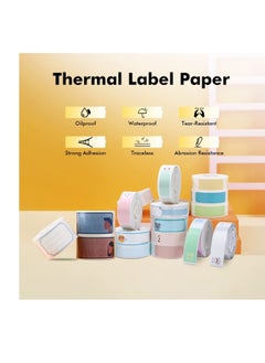 Y&D Cable Label Paper, Labels Maker Tape, Self-Adhesive Sticker, Compatible for D11 D110 D101 Printer, Print Paper Maker, Name File Folder, Food Cosmetic Office Home Kitchen  - Image 4