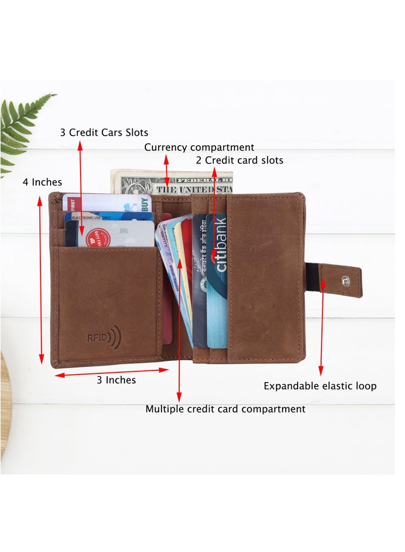 LAVERI LEATHER Laveri Genuine Leather Designer Card Holder Wallet With RFID Protection 4508M  - Image 2