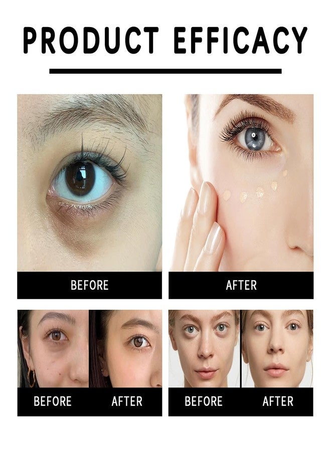 FYEBOO Eye Corrector SPF 41, Eye Concealer For Dark Circles, Under Eye Corrector Cream, Moisturizing Eye Essence Cream for All Skin Type (02# Ivory) - Image 5