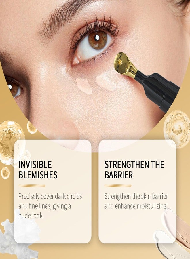 FYEBOO Eye Corrector SPF 41, Eye Concealer For Dark Circles, Under Eye Corrector Cream, Moisturizing Eye Essence Cream for All Skin Type (02# Ivory) - Image 3