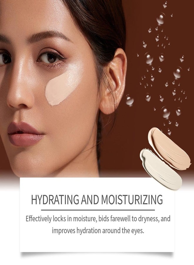 FYEBOO Eye Corrector SPF 41, Eye Concealer For Dark Circles, Under Eye Corrector Cream, Moisturizing Eye Essence Cream for All Skin Type (02# Ivory) - Image 4