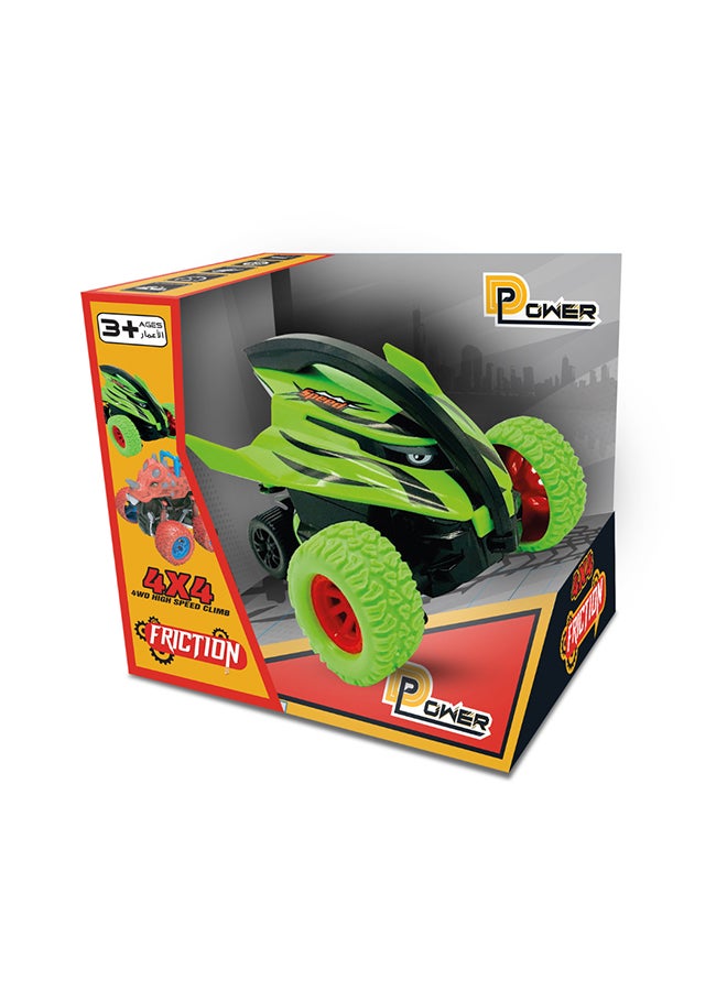 D-Power - Crazy Devil Fish Inertial Off-Road Shark Car - Purple | 360° Rotating Gyro, Anti-Collision, No Batteries Required | 3+ - Image 1