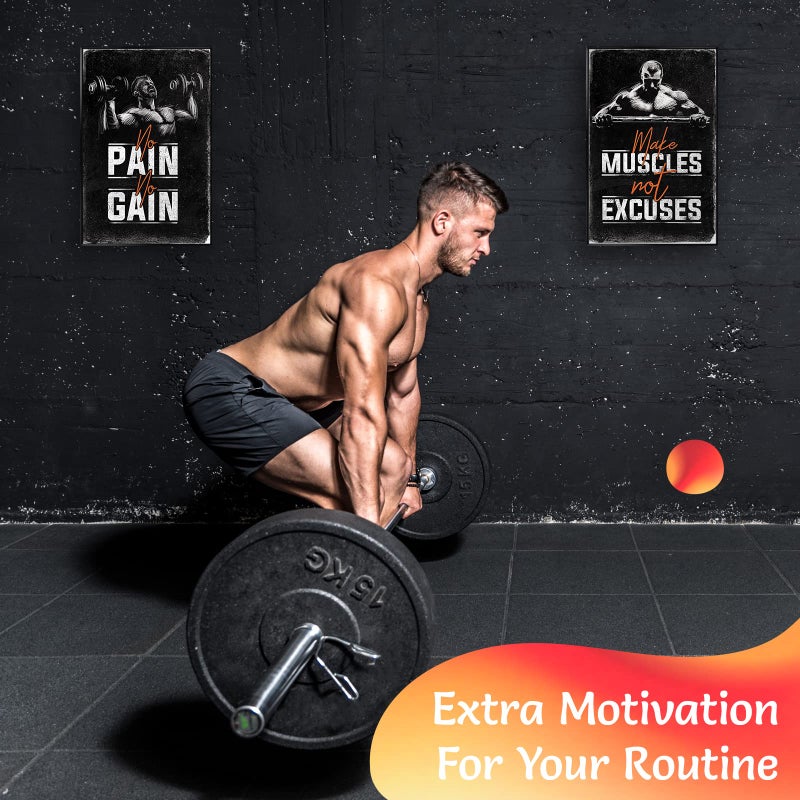 Throwback Traits Motivational Gym and Workout Posters - 11x17" (4 posters) â€“ Throwback Traits - Image 4
