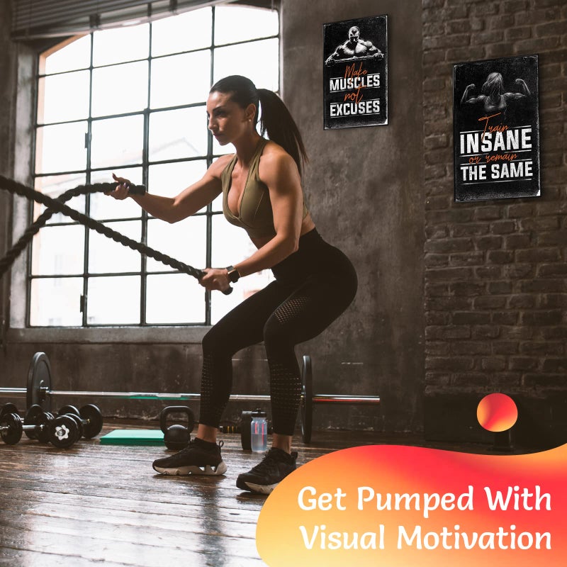 Throwback Traits Motivational Gym and Workout Posters - 11x17" (4 posters) â€“ Throwback Traits - Image 5
