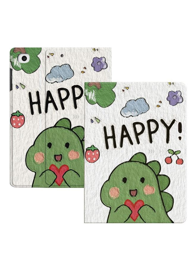 Applicable Small Tablet K16 Protective Case S12 Smart Learning Machine Computer Leather Case G12 Soft Case G16 All-inclusive Cartoon-Color:Love Fat Dragon-Applicable Model:Small Degree Learning Machine C10  - Image 1