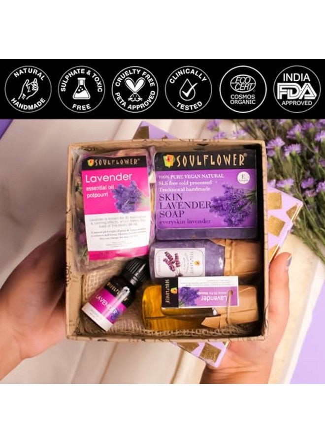 سول فلاور مجموعة الاستحمام تراي مي باللافندر (شموع زيت التدليك بملح الاستحمام) (عبوة من قطعة واحدة) - Image 5