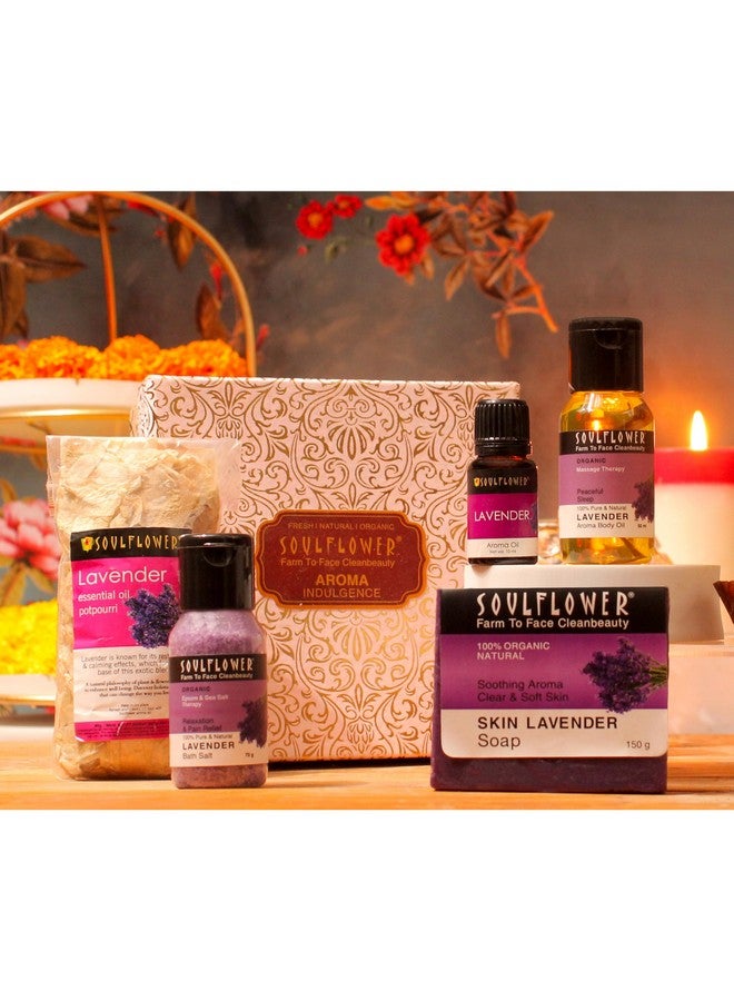 سول فلاور مجموعة الاستحمام تراي مي باللافندر (شموع زيت التدليك بملح الاستحمام) (عبوة من قطعة واحدة) - Image 1