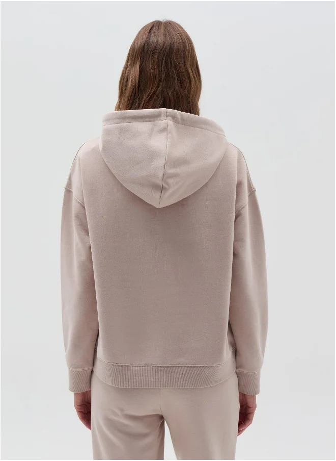 او في اس Essential oversized sweatshirt with hood