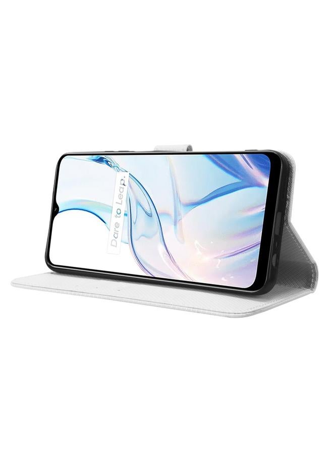 S-TOP Case For Realme C30 / C30s Diamond Texture Leather Phone Case - Image 4