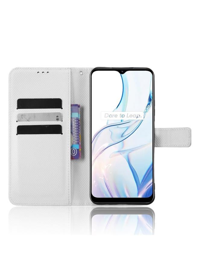 S-TOP Case For Realme C30 / C30s Diamond Texture Leather Phone Case - Image 3