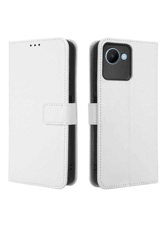 S-TOP Case For Realme C30 / C30s Diamond Texture Leather Phone Case - Image 2