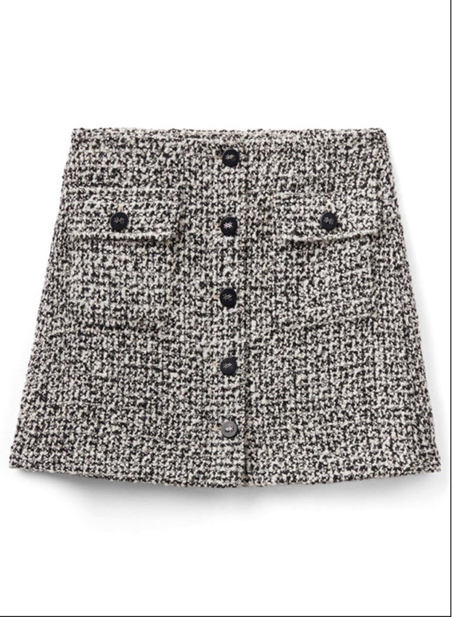 Benetton MINI SKIRT IN TWEED  - Image 5