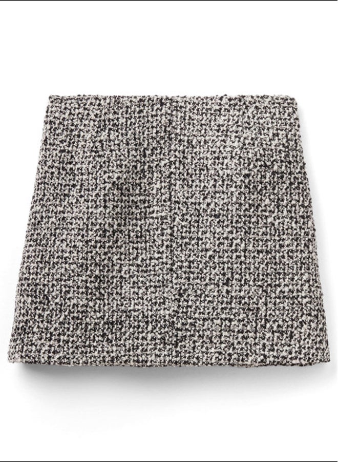 Benetton MINI SKIRT IN TWEED  - Image 3