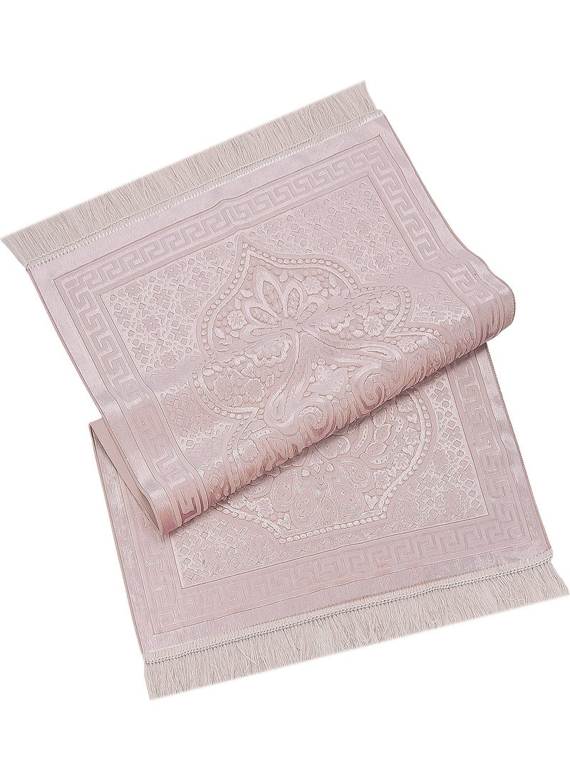 İhvan Online - Velvet İnci Prayer Rug Velvet Pearl - Pink - Image 1