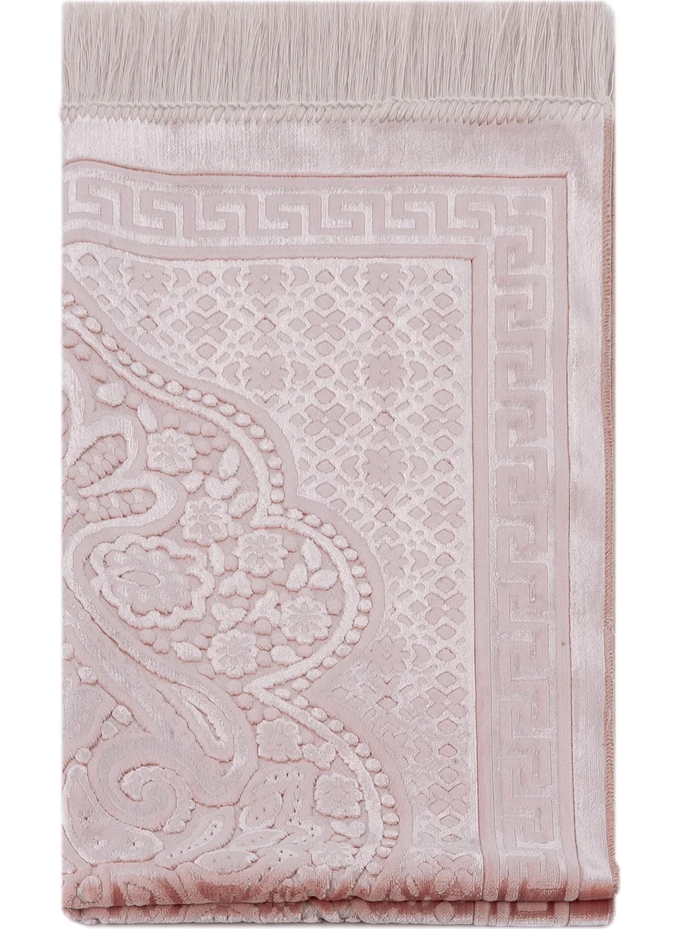 İhvan Online Velvet İnci Prayer Rug Velvet Pearl - Pink