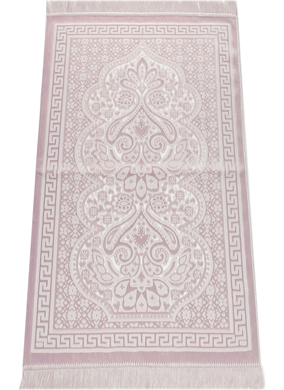 İhvan Online Velvet İnci Prayer Rug Velvet Pearl - Pink