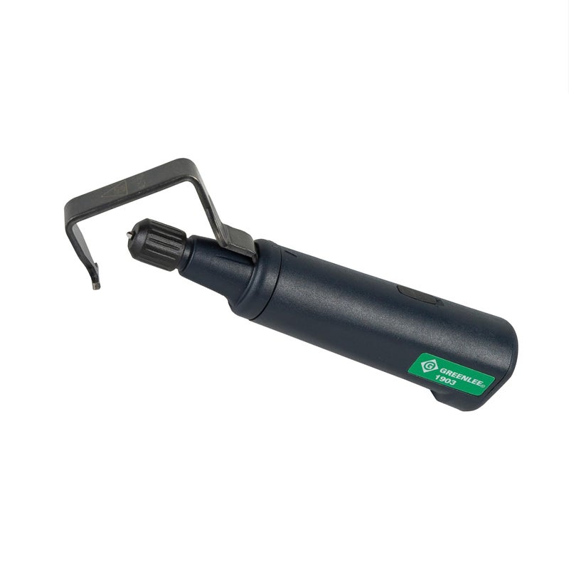 Greenlee 1903 7" Pocket Cable Stripping Tool with High-Carbon Steel Blade, 8 AWG - 1250 Kcmil - Image 1