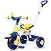 KRIDDO 2 in 1 Kids Tricycles Age 18 Month to 3 Years EVA Wheels Upgraded Trikes Gift for Toddlers 2 to 3 Year Old with Push Handle and Duck Bell Blue - Image 4