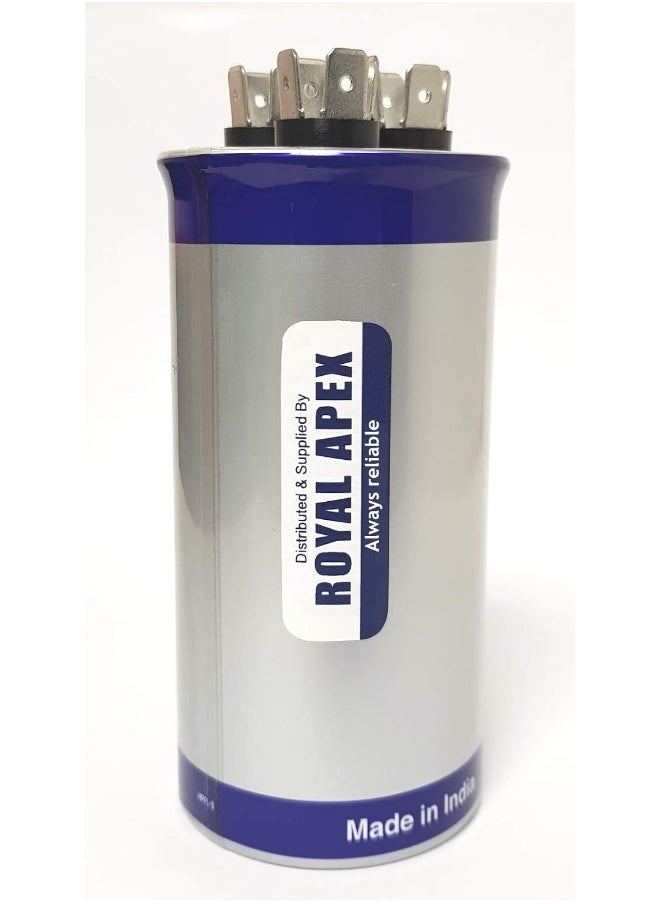 Royal Apex Royal Apex Burst Proof 3 Pin Round Capacitor With Aluminium Housing For Motor Compressor Etc | En60252 Ces2 Rohs Standards | Made In India (3 Pin 35+5Mfd (35+5Âµf))  - Image 2