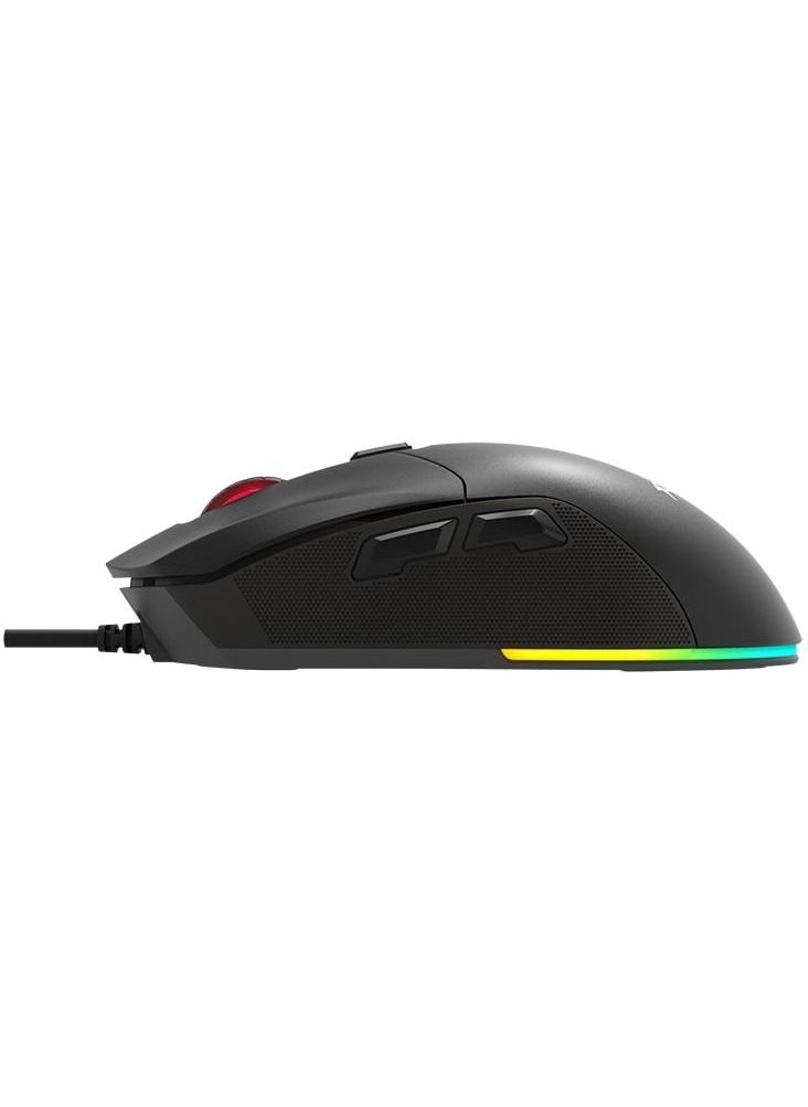 XTRIKE ME - GM316 RGB Gaming Mouse - Optical Sensor 7,200 DPI - Detachable Top Covers - Lightweight Only 67G (Black) - Image 1