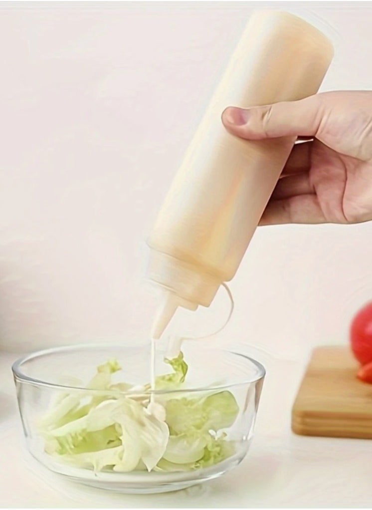Generic - ketchup bottles . sauce bottles . plastic squeeze bottles . condiment squeeze bottles . 236ml squeeze bottle . mayo bottle dispenser . food prep bottles . oil squeeze bottle . salad dressing bottle . reusable plastic bottles for sauces . kitchen condiment bottles . plastic squeeze containers . clear squeeze bottle set . condiment bottles for restaurant use . refillable sauce bottles - Image 1