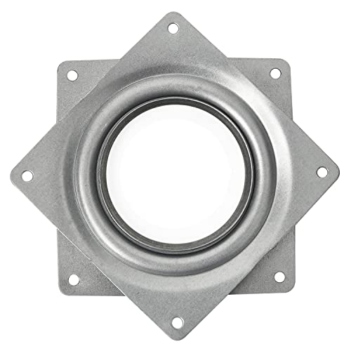 HSTECH 2 Pack 4 Lazy Susan Turntable 300 LBS pounds steel ball bearing rotating tray strong sturdy table cabinet low profile 