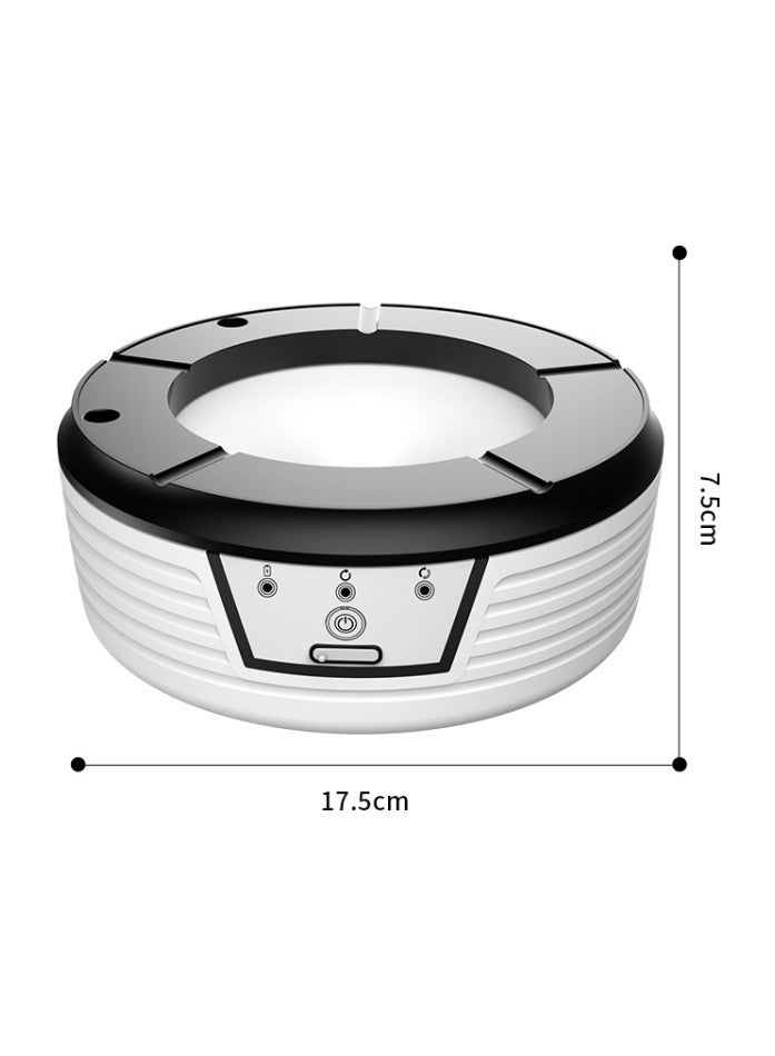 Inductive Automatic Flushing Ashtray Purifies The Air and Removes Cigarette Smell - White - Image 2