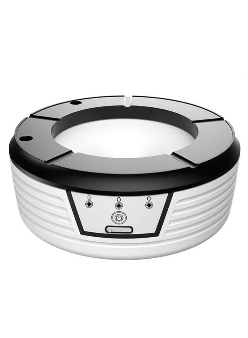 Inductive Automatic Flushing Ashtray Purifies The Air and Removes Cigarette Smell - White - Image 1