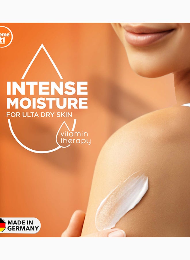 Creme 21 حليب الجسم لوشن أصلي | ترطيب مكثف للبشرة الجافة إلى الجافة جداً | إشراقة متألقة مع برو فيتامين B5 وزيت اللوز | مختبر جلدياً ومصنوع في ألمانيا - Image 5