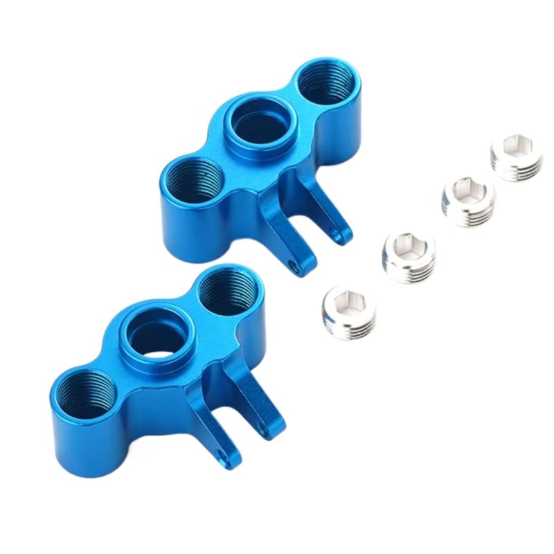 Aluminum Alloy Steering Knuckles Hub Carrier Block For Slash 1 16 RC Car Sky Blue - Image 2