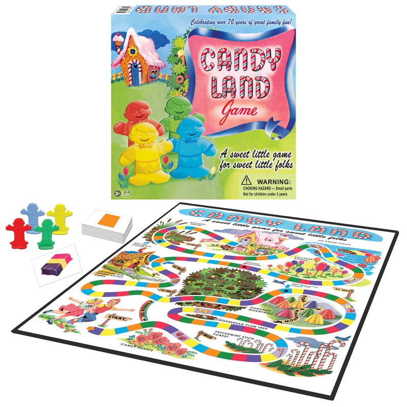 Winning Moves لعبة وينينغ موفز كاندي لاند بمناسبة الذكرى 65، متعددة الألوان (1189) 2-4 لاعبين - Image 4