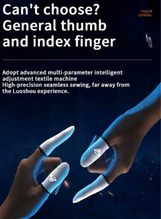 4 Gaming Finger Gloves Paired With A Metal Storage Box - Image 2