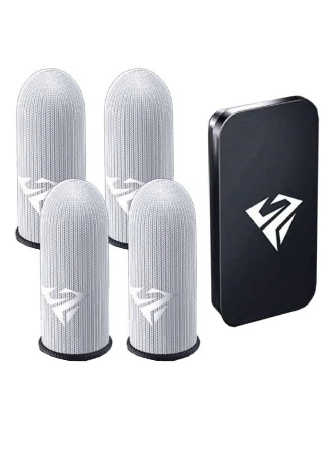 4 Gaming Finger Gloves Paired With A Metal Storage Box - Image 1
