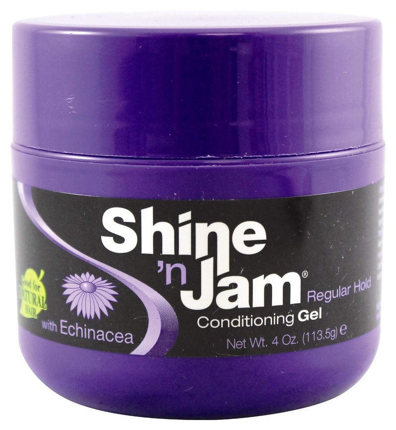 Shine 'n Jam Shine N Jam Conditioning Gel Regular Hold 4 Ounce (3 Pack) - Image 5