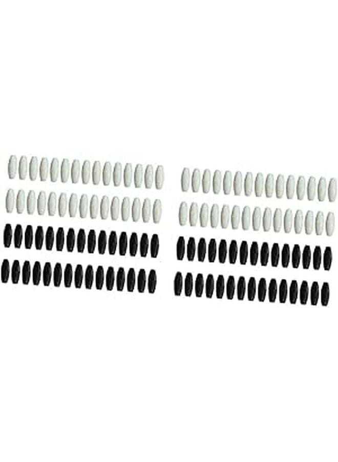 100 Pcs Plastic Breakaway Clasps Barrel Connectors For Jewelry Making Lanyard Bracelet Necklace - Image 1