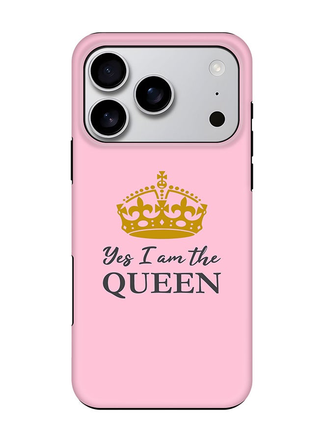 Stylizedd Tough Pro Magnetic Case for iPhone 17 Pro, Dual Layer hybrid PC + TPU Mobile Cover Matte - Yes I'm the Queen
